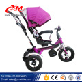 Yimei rotierende Sitz Kinderwagen Dreirad / Leinen Stoff Kinder Dreiräder Verkauf / 3 Rad Dreirad für Baby